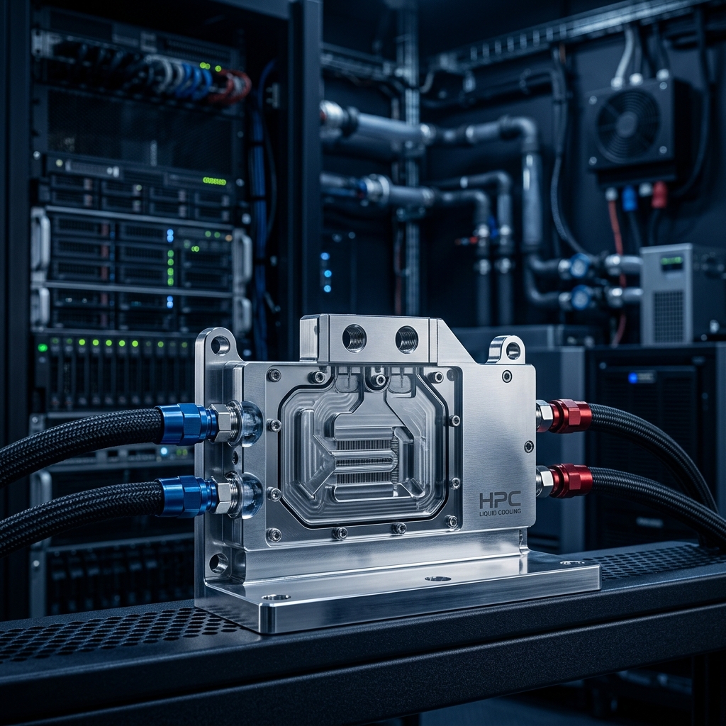 データセンター液冷向けアルミ鋳造部品